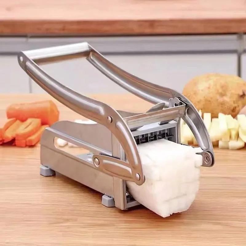👨‍🍳 Mega Máquina Cortadora Multifunções Vegetais Buzz - Aço Inoxidável