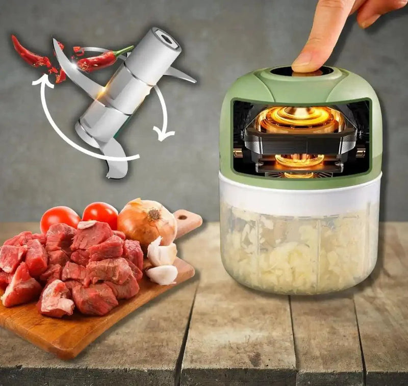 Mini Processador Elétrico 3 Laminas Buzz