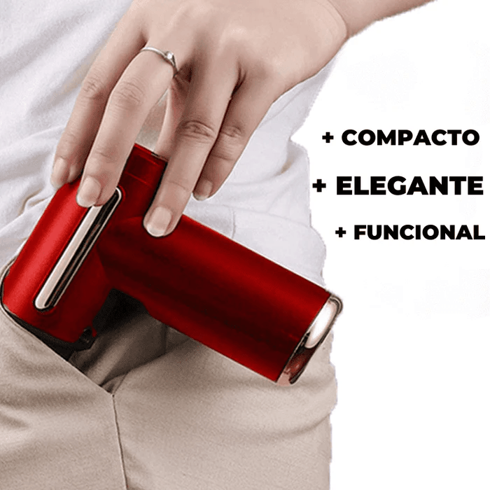 Pistola Massageadora Elétrica Relax 4 em 1 - Profissional Massageador Muscular