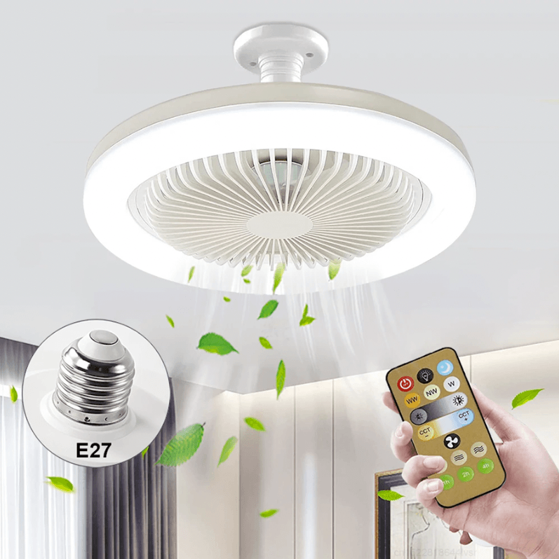 Ventilador de Teto Turbo Led 2 em 1 [ULTRA POTENTE]