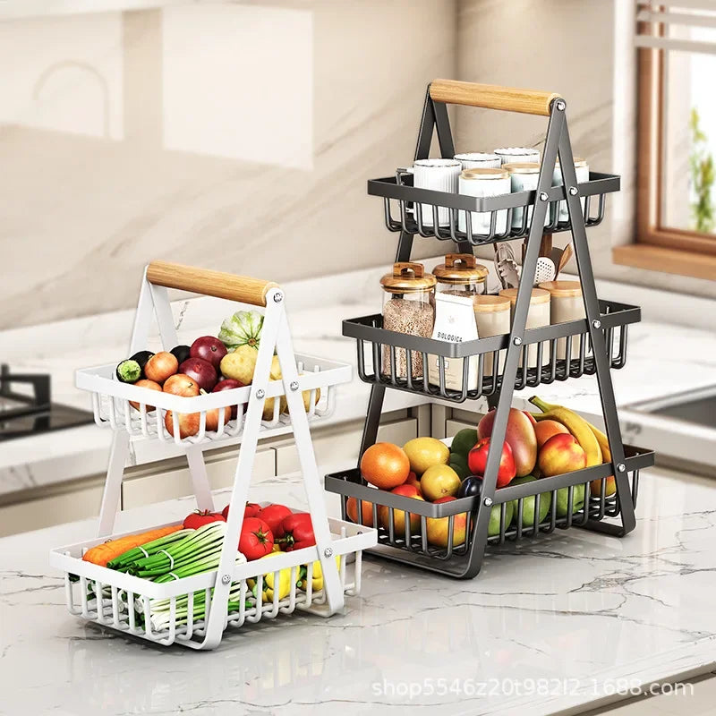Cesta de Fruta 2 Andares Fruteira de Mesa