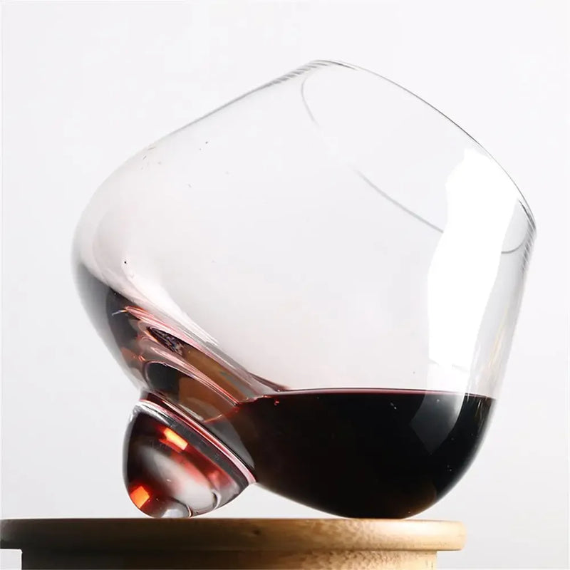 Copo de Whisky Cristal Barriga Rotativo