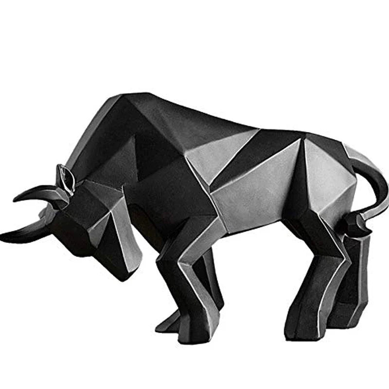 Decoração de Mesa de Resina Estátua Touro