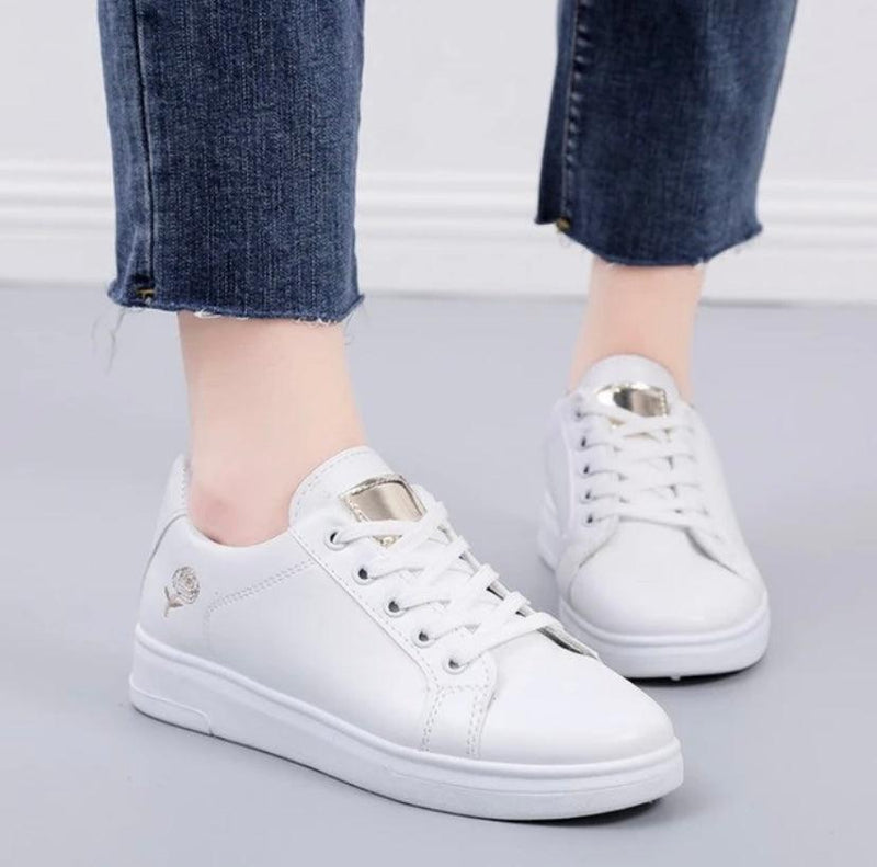 Tênis Branco Casual Feminino Ortopédico - Maisa