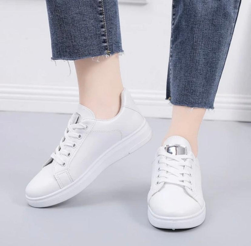 Tênis Branco Casual Feminino Ortopédico - Maisa