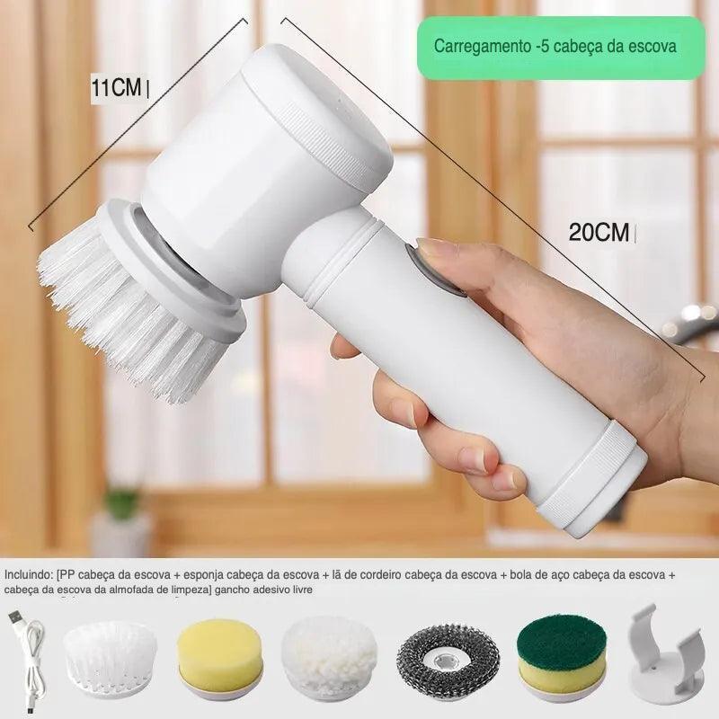 Escova de limpeza Elétrica Multifuncional sem Fio Buzz - Novidade