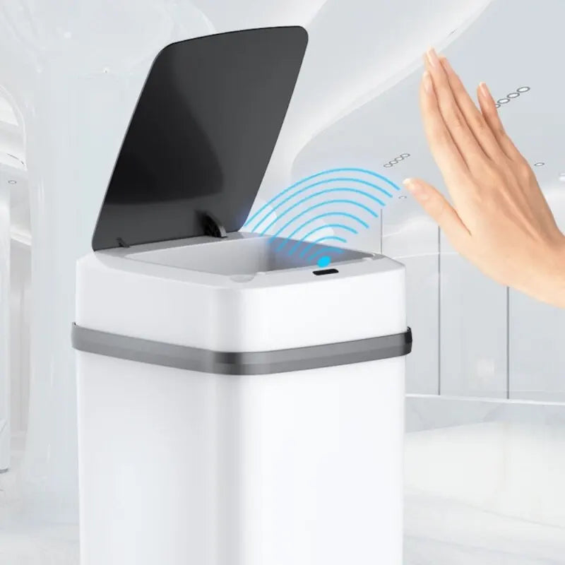 Lixeira para Banheiro e Cozinha Automática com Sensor 13L