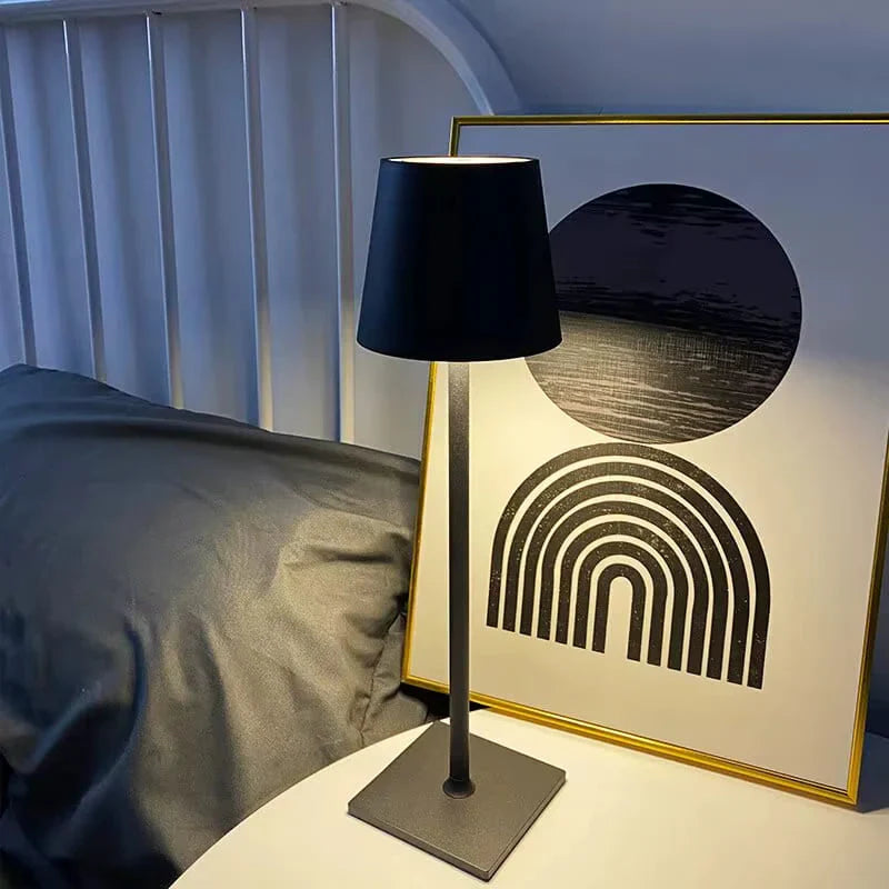 Luminária de Mesa LED Abajur Quarto Sala Portátil