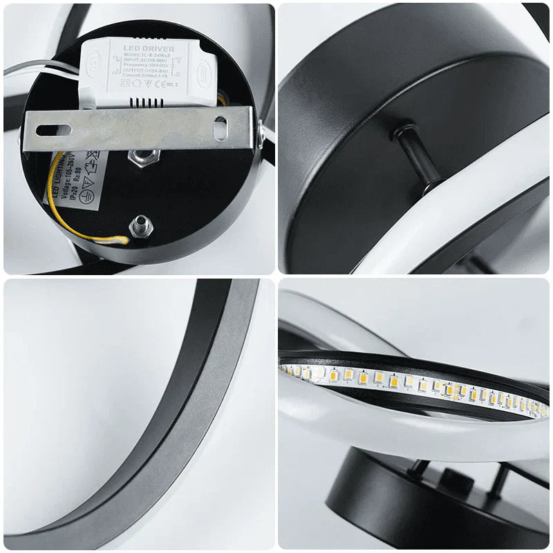 Luminária de Teto LED Para Quarto e Sala de Jantar com 3 Cores