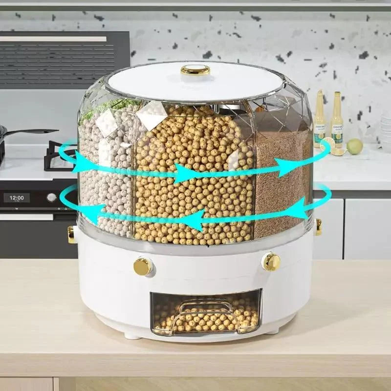 Organizador e Dispensador de Alimentos e Cereais