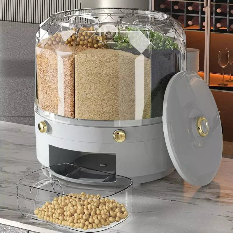 Organizador e Dispensador de Alimentos e Cereais