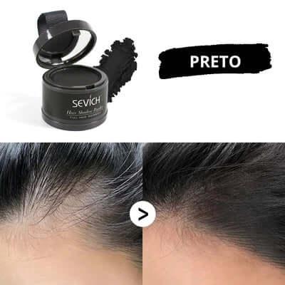 Pó Maquiagem p/ Cabelo à Prova D'água, diga Adeus às Falhas Unissex - SEVÍCH ✅