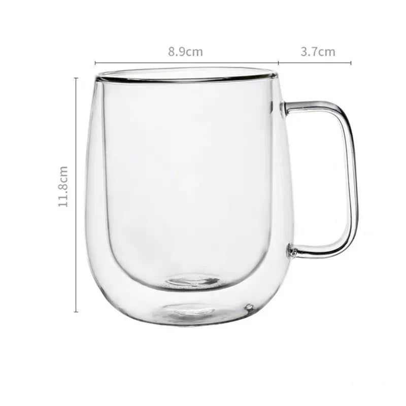 Caneca de Vidro Parede Dupla