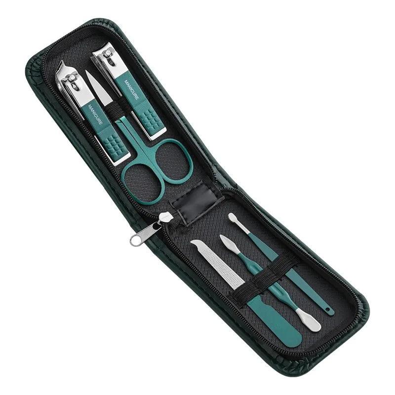 Conjunto de Tesouras de Unhas , Alta Qualidade, Homens, Mulheres, Cortador de Unhas, 6 Peças, Portátil