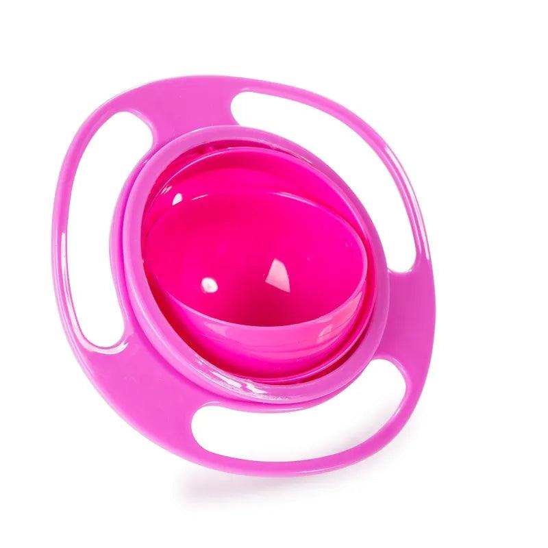 Tigela Mágica Prato Giratório p/ seu Bebê Gyro Bowl 360º Anti-Derramamento Envio Imediato