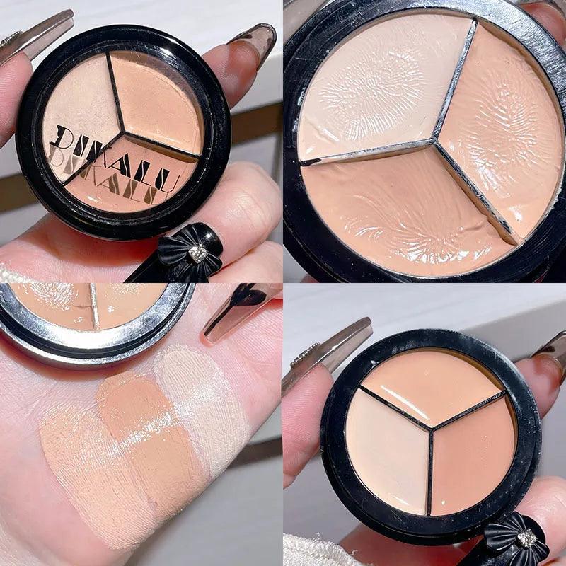 Corretivo Três Cores Para Cobrir Manchas, Marcas De Acne Espinhas