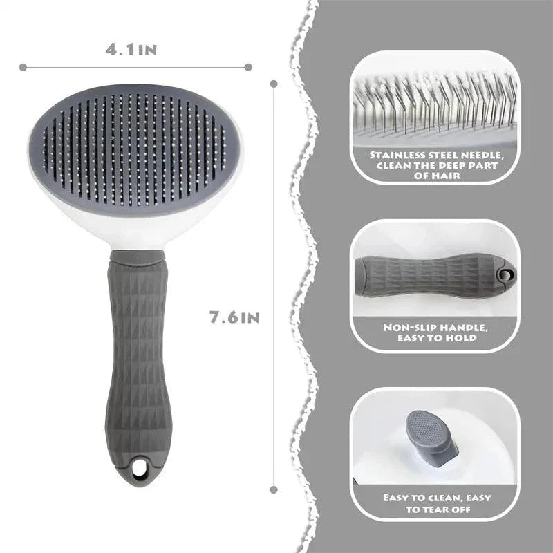 Escova Premium Removedora de Pelos e Massageadora