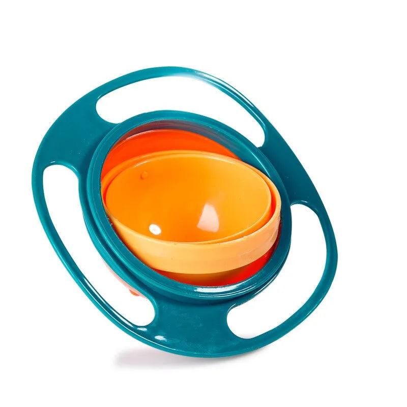 Tigela Mágica Prato Giratório p/ seu Bebê Gyro Bowl 360º Anti-Derramamento Envio Imediato