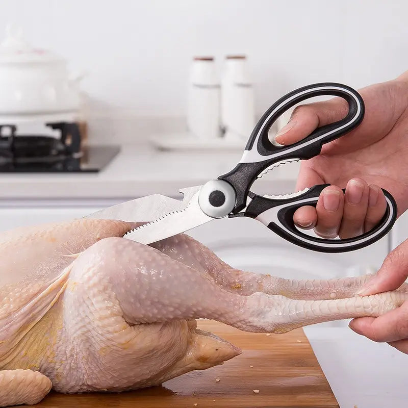 Tesoura de Cozinha Inox Multifuncional