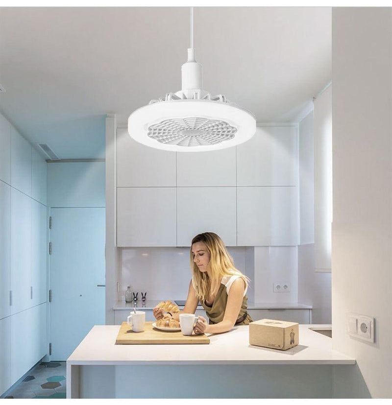 Ventilador de Teto Turbo Led 2 em 1 [ULTRA POTENTE]